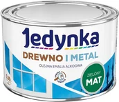 Farby do metalu - Jedynka Emalia alkidowa mat zielony jasny 0 36 l - miniaturka - grafika 1
