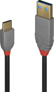 Lindy 36887 Kabel USB 2.0 A C Anthra Line 2m LY-36887 - Kable USB - miniaturka - grafika 2