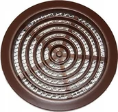 Kratki wentylacyjne - Parkanex Wentylacyjna Okrągła Tworzywo Fi 80 Brązowa - miniaturka - grafika 1