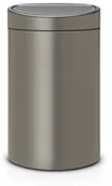 Kosze na śmieci - Brabantia Kosz na śmieci Touch Bin 40l platynowy 114908 - miniaturka - grafika 1