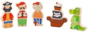 Klocki - Sevi kocki drewniane z magnesami, Piraci - miniaturka - grafika 1