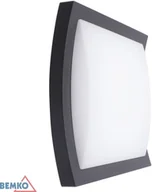 Lampy sufitowe - Bemko Oprawa-elewacyjna-VALANT-20w-4000k-1470lm-ip65-243x243x73mm-plafon-grafit C25-EL1-P-020GR-4K - miniaturka - grafika 1