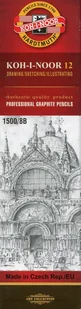 Koh-I-Noor zestaw ołówków grafitowych 8B, 12 sztuk - Kredki, ołówki, pastele i pisaki - miniaturka - grafika 3