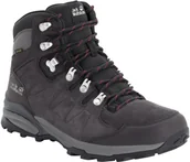 Buty trekkingowe damskie - Jack Wolfskin Buty na wędrówki REFUGIO TEXAPORE MID W Dark Steel / Purple 4050871_6157 - miniaturka - grafika 1