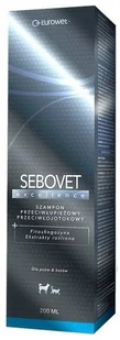 Eurowet SEBOVET excellence Szampon przeciwłupieżowy i przeciwłojotokowy dla psów i kotów 200ml 13469-uniw - Szampony i odżywki dla psów - miniaturka - grafika 6