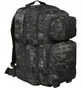 Plecaki - Mil-Tec Plecak Pack Laser Cut Multitarn Black - miniaturka - grafika 1