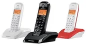 Telefonia VoIP - Motorola Telefon Bezprzewodowy Motorola C69000D48O3AESAR (3 Pcs) S0215754 - miniaturka - grafika 1