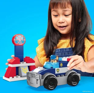 Fisher Price Mega Bloks Psi Patrol Zestaw Radiowóz Chase'a GYJ00 GYJ00 - Klocki - miniaturka - grafika 3