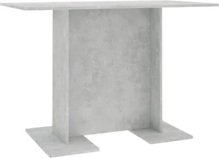 vidaXL Stół jadalniany, szarość betonu, 110x60x75 cm, płyta wiórowa - Stoły - miniaturka - grafika 2