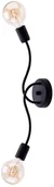 Lampy ścienne - Jupiter 1672 - Kinkiet LUCE 2xE27/60W/230V czarna - miniaturka - grafika 1