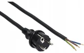 Przewody elektryczne - Conotech Kabel z wtyczką Guma IP44 3x1 2m - miniaturka - grafika 1