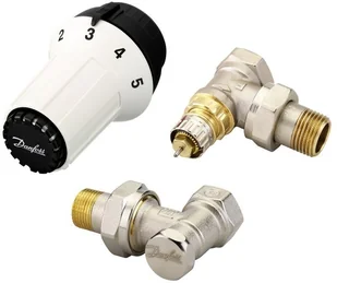 Schlosser 3-elementowy Danfoss Panda kątowy - Akcesoria grzewcze - miniaturka - grafika 3