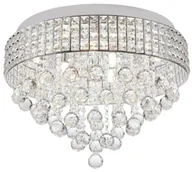 Lampy sufitowe - Zumaline Plafon sypialniany Capri 19027-L nasufitowa lampa chrom crystal - miniaturka - grafika 1