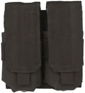 Odzież taktyczna i umundurowanie - Mil-Tec Ładownica na 2 magazynki do M4/M16 - czarna (13496602) 13496602 - miniaturka - grafika 1