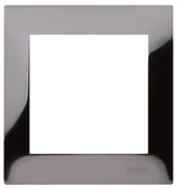 Klawisze i ramki - Kontakt Simon Kontakt_Simon Ramka 1-krotna PREMIUM IP20 / IP44 ciemna stal DR1/67 - miniaturka - grafika 1