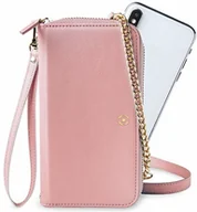 Etui i futerały do telefonów - Celly Clutch Venere do smartfonów do 6,5 cala, różowy Venerepk - miniaturka - grafika 1