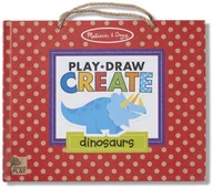 Zabawki kreatywne - Melissa & Doug Zestaw kreatywny dinozaury - rysowanie i magnesy 41321 - miniaturka - grafika 1