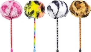 Toys Inn Toys Inn Długopis pompon panterka display - Przybory szkolne - miniaturka - grafika 2