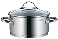 Rondle - WMF garnek  20 cm ok. L Provence Plus krawędź do wylewania pokrywa szklana Cromargan polerowana ze stali nierdzewnej do kuchenek indukcyjnych można myć w zmywarce 721206380 - miniaturka - grafika 1