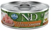 Mokra karma dla kotów - FARMINA FARMINA N&D Cat Natural Chicken 80 g mokra karma dla kota - miniaturka - grafika 1