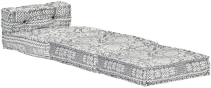 vidaXL Puf modułowy, jasnoszary, tkanina vidaXL - Pufy i podnóżki - miniaturka - grafika 4