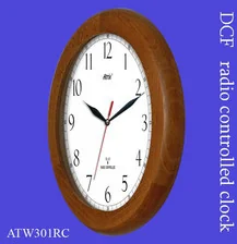 Atrix Zegar drewniany sterowany radiowo P4 ATW301RC4 - Zegary - miniaturka - grafika 2