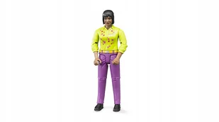 Bruder 60403 Figurka kobiety metyski w różowych dżinsach - Figurki dla dzieci - miniaturka - grafika 2