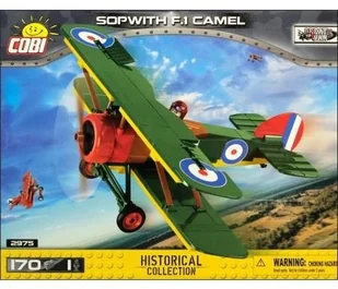 COBI COBI 2975 SMALL ARMY Sopwith F.1 Camel - brytyjski samolot myśliwski p6 - Samoloty i helikoptery - miniaturka - grafika 2
