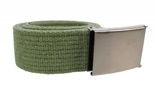 Pas-Max (PL) Pasek Parciany (PL) Bawełniany PARCIAK 40 mm Z Klamrą Zatrzaskową OLIWKOWY-WOJSKOWA ZIELEŃ Szeroki - Paski - miniaturka - grafika 3