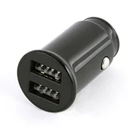 Ładowarki samochodowe - Platinet CAR CHARGER 2xUSB 2.1A BLACK [44992] PLCR22B - miniaturka - grafika 1