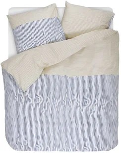 Esprit Komplet pościeli z bawełny satynowej we wzory w kolorze niebieskim i beżowym poszewka ozdobna pościel w paski pościel 200 x 220 cm - Pościel Esprit Komplet pościeli z bawełny satynowej we wzory w kolorze niebieskim i beżowym poszewka ozdobna pościel w paski pościel 200 x 220 cm - Pościel - miniaturka - grafika 1