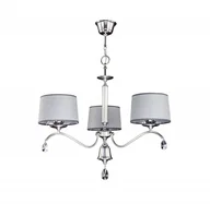 Lampy sufitowe - Jupiter Egida Wisząca 1603 74cm chrom kryształ - miniaturka - grafika 1