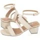 Sandały damskie - Guess Sandały Malin2 Cream FL6ML2 PEL03 (GU108-a) - miniaturka - grafika 1