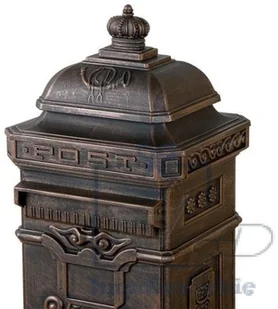 MAX Skrzynka na listy antyczny mosiądz - Skrzynki na listy - miniaturka - grafika 2