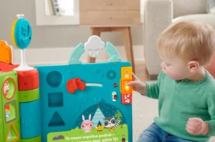 Fisher Price Price Price Ucz się i śmiej! Edukacyjna gigaksiążka HCL06 HCL06 - Zabawki interaktywne dla dzieci - miniaturka - grafika 4
