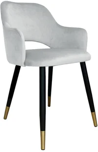 Atos Krzesło NAPO VELVET GOLD jasno szare nowoczesne MILANOGOLD-MG39 - Krzesła Atos Krzesło NAPO VELVET GOLD jasno szare nowoczesne MILANOGOLD-MG39 - Krzesła - miniaturka - grafika 1