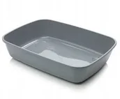 Kuwety dla kotów - Savic Iriz Szara Kuweta Dla Kota 42x30,5x10cm - miniaturka - grafika 1