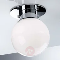 Lampy sufitowe - Klasyczna kulista Lampa sufitowa GLOBE chrom - miniaturka - grafika 1