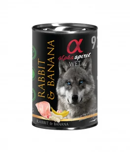 ALPHA SPIRIT KRÓLIK Z BANANEM 400g - Mokra karma dla psów - miniaturka - grafika 2