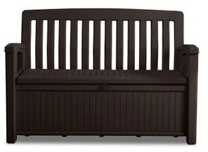 Keter Ławka ogrodowa z schowkiem PATIO - brązowa - Ławki ogrodowe - miniaturka - grafika 8