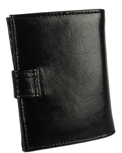 Elkor (PL) Portfel Skórzany (PL) Skóra Licowa Duży Pionowy Z Zapięciem Dwa Skrzydełka EL103 - Portfele - miniaturka - grafika 5