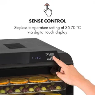 Klarstein GQ7-Arizona Jerky - Suszarki do grzybów, owoców i warzyw - miniaturka - grafika 4