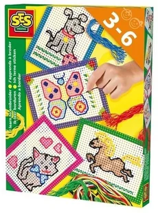 Ses ZESTAW DO NAUKI WYSZYWANIA CREATIVE 14838 14838 - Prace ręczne dla dzieci - miniaturka - grafika 3
