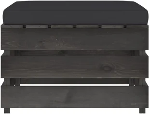 vidaXL 3-cz. zestaw wypoczynkowy do ogrodu, z poduszkami, drewniany 3068187 - Meble ogrodowe - miniaturka - grafika 8