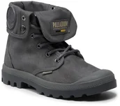 Buty trekkingowe damskie - Palladium Trapery Pampa Bgy Wax U 77051-068-M Szary - miniaturka - grafika 1