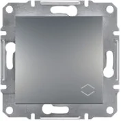 Schneider Electric Łącznik pojedynczy schodowy Asfora stal EPH0401162 - Gniazdka elektryczne - miniaturka - grafika 2