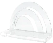 Wizytowniki - Wedo 603016 stojak na listy (CRIST allic, 2 kieszenie akrylowego) Przezroczyste 603016 - miniaturka - grafika 1