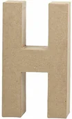 Pozostałe akcesoria dla plastyków - Creativ Company AS Creativ Company, duża litera "H", Papier Mache, 20,5 cm - miniaturka - grafika 1