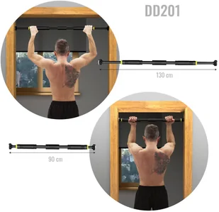 HMS Stalowy drążek treningowy rozporowy DD201 HMS Premium 17-45-031 - Poręcze i drążki do podciągania - miniaturka - grafika 5