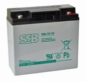 Baterie do zasilaczy awaryjnych UPS - SSB Akumulator Sbl 18-12i Agm 18Ah 12V 10-12 lat - miniaturka - grafika 1